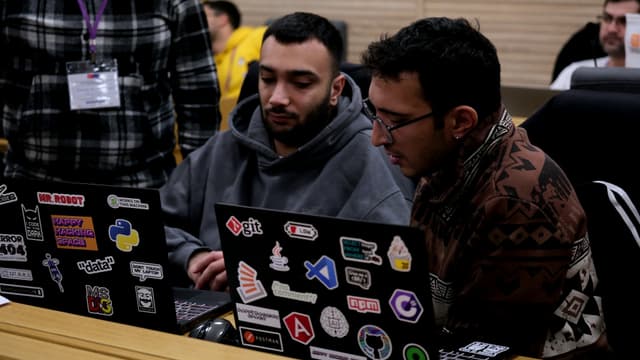 Happy Hacking Space students